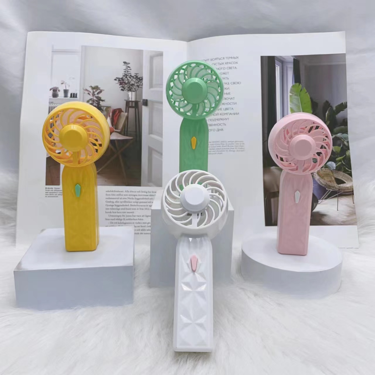 便携小风扇超续航充电迷你手持USB充电学生电风扇大风力上课静音详情图2