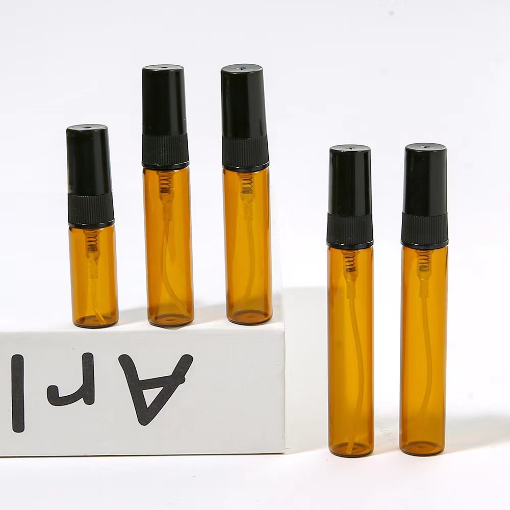 3ml-10ml棕色拉管瓶 12#塑料黑色喷头 详情图2