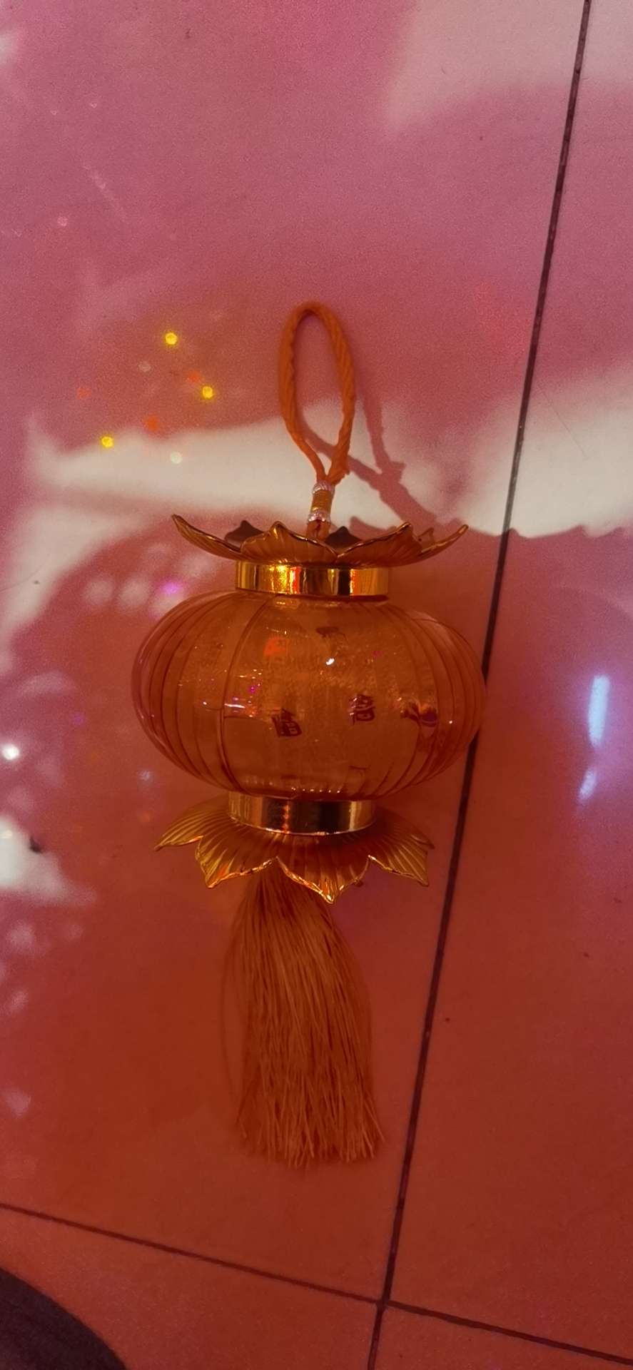 Intangible cultural heritage festival supplies: rotating lanterns, small lanterns, flocked style, popular street stalls, office decorations, essential lanterns for wedding celebrations detail image 2