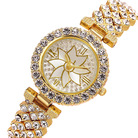 亚马逊热销合金手链表花朵形时尚女士手表