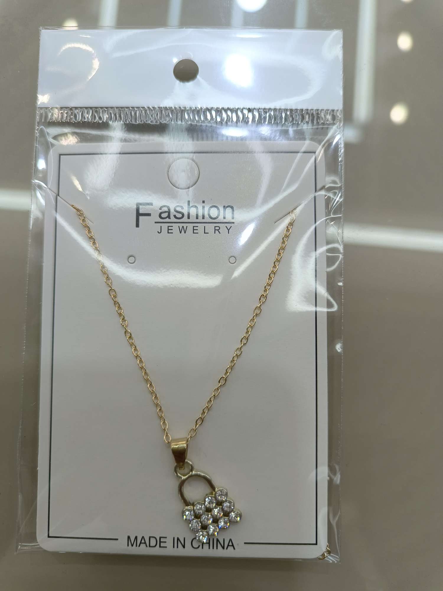 Necklace lock pendant