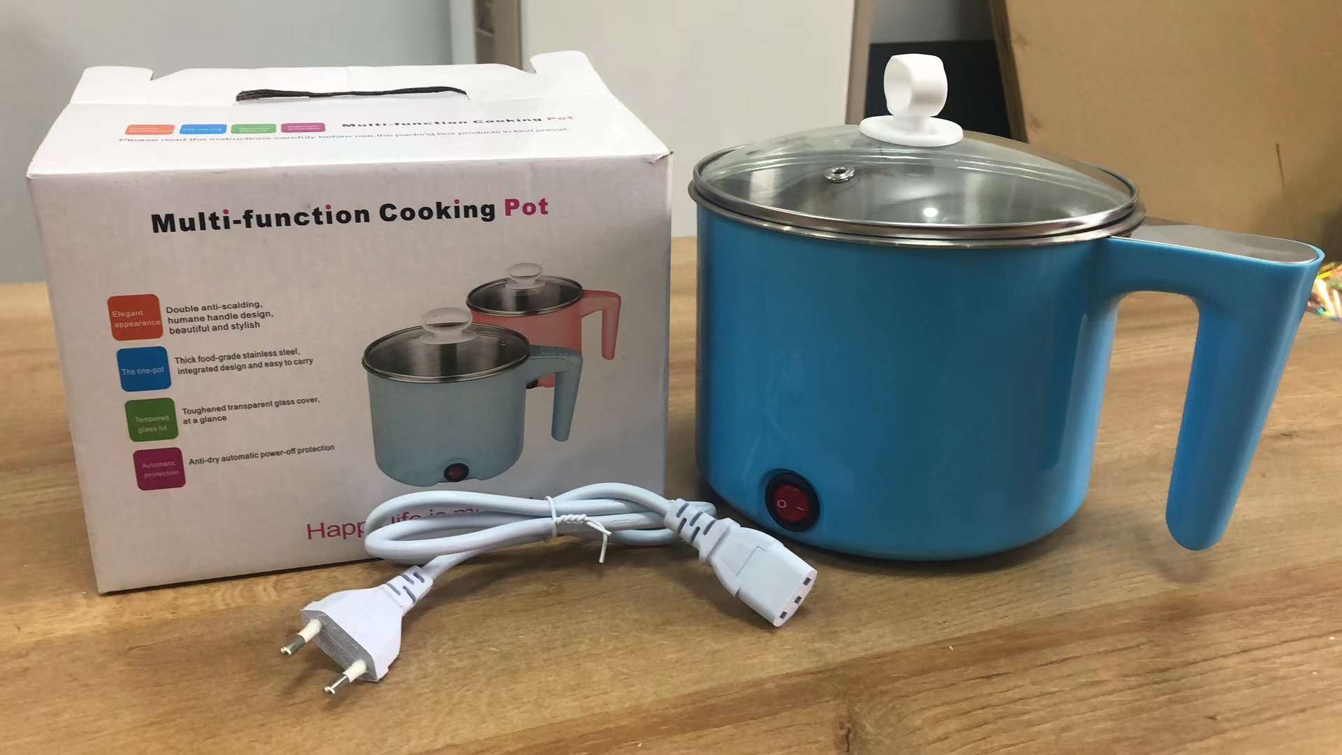 电热锅多功能电煮锅迷你小电锅电炒锅煮面锅家用小火锅学生宿舍锅详情图9