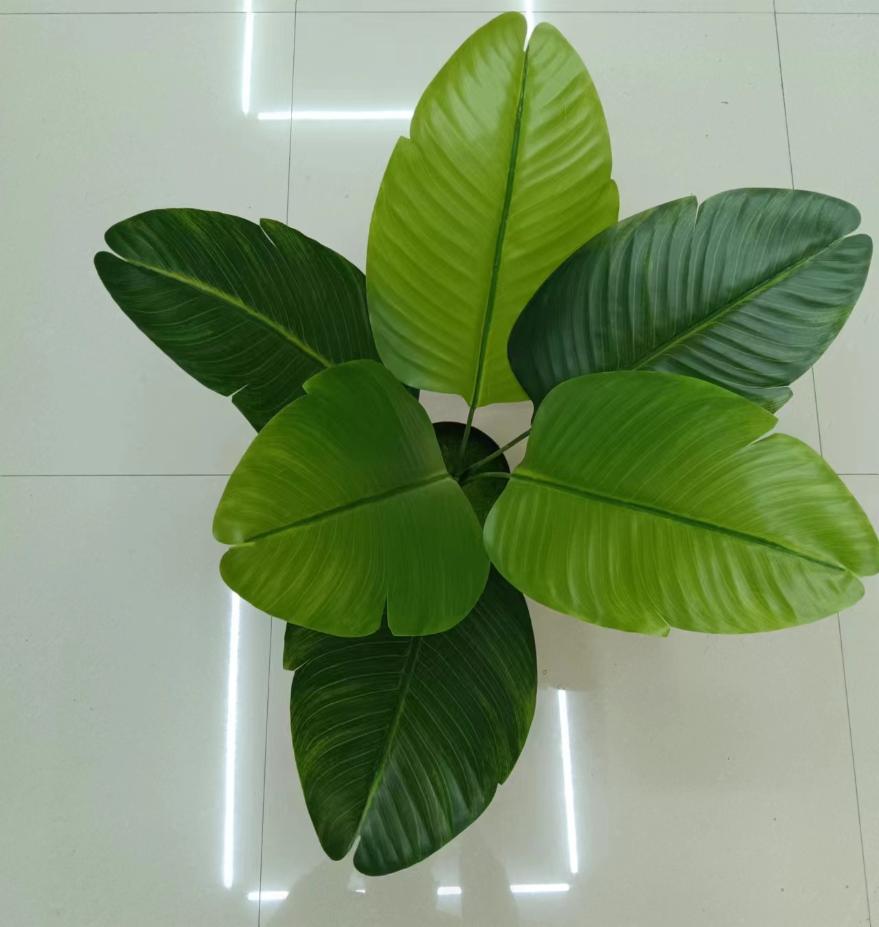 北欧ins芭蕉叶仿真植物中型落地盆栽旅人蕉龟背室内装饰摆件盆景