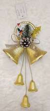 圣诞小挂件，有铃铛，松果，松针，完美组合，颜色可以做金色，红色，银色，