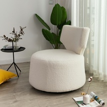 北欧单人沙发现代简约小户型布艺阳台沙发店面咖啡厅休闲沙发椅布艺沙发AS8057 