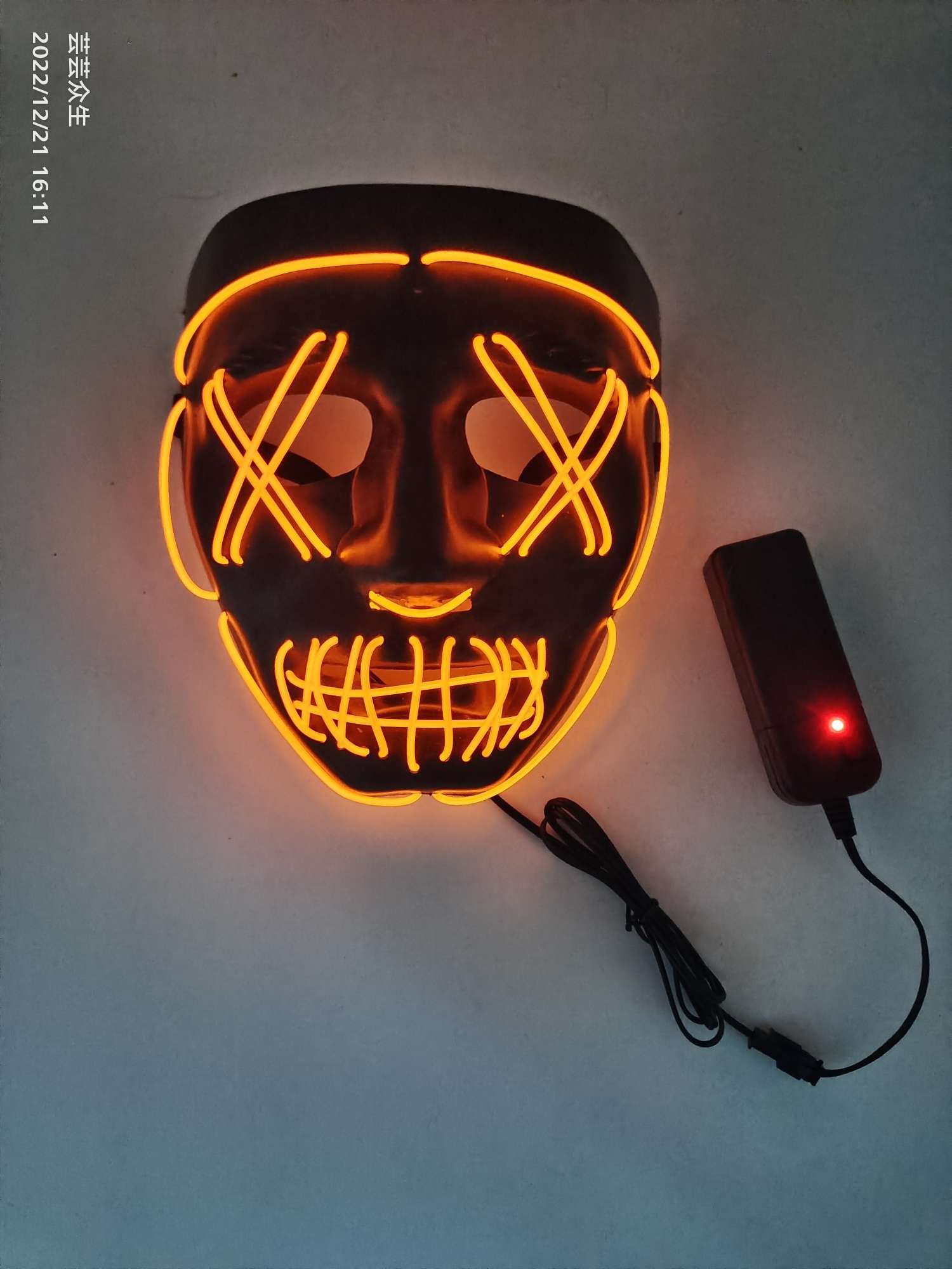 万圣节产品  发光面具详情图4