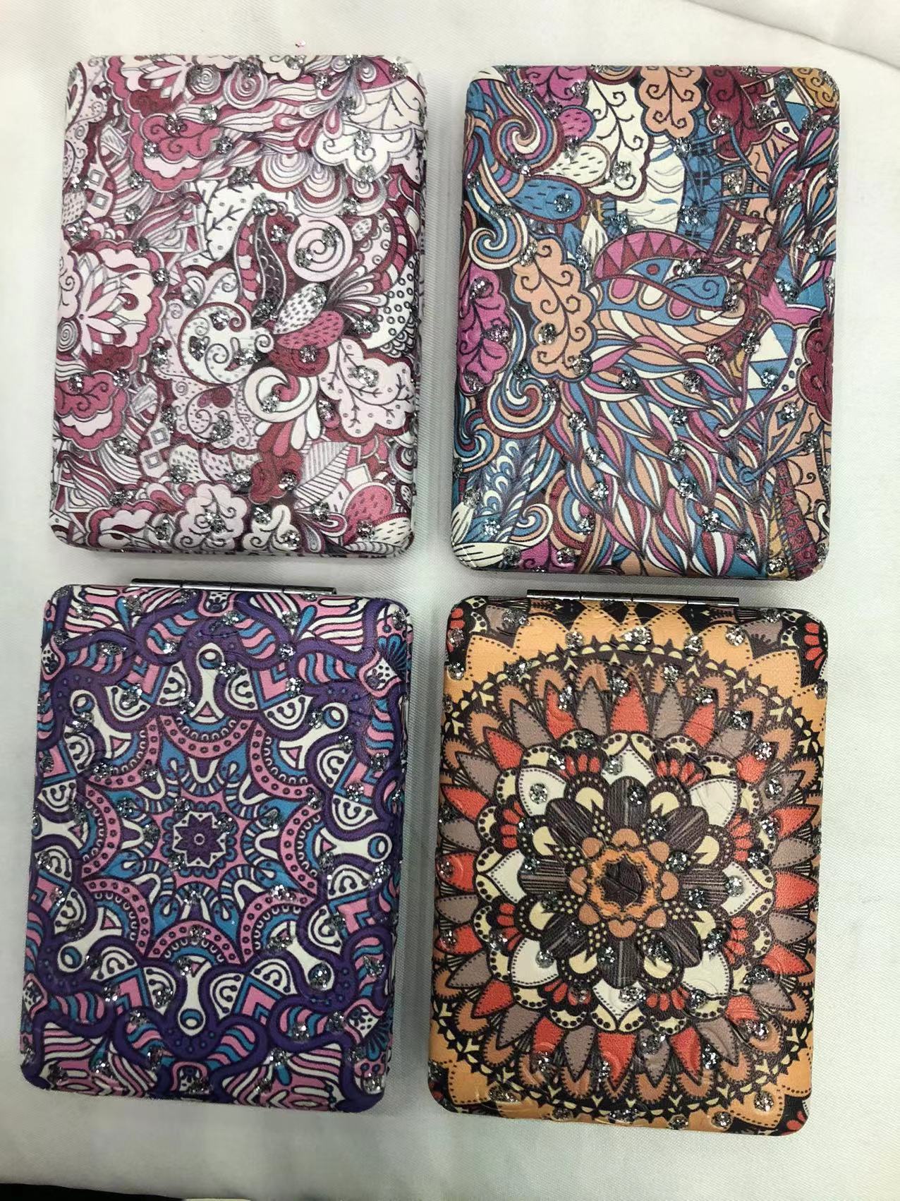 面包镜子 双面折叠化妆镜 卡通镜 口袋随身镜 可定制logo详情图3