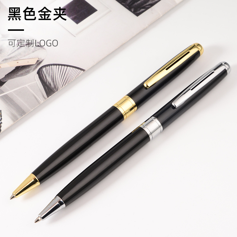 Metal ballpoint pen details Picture