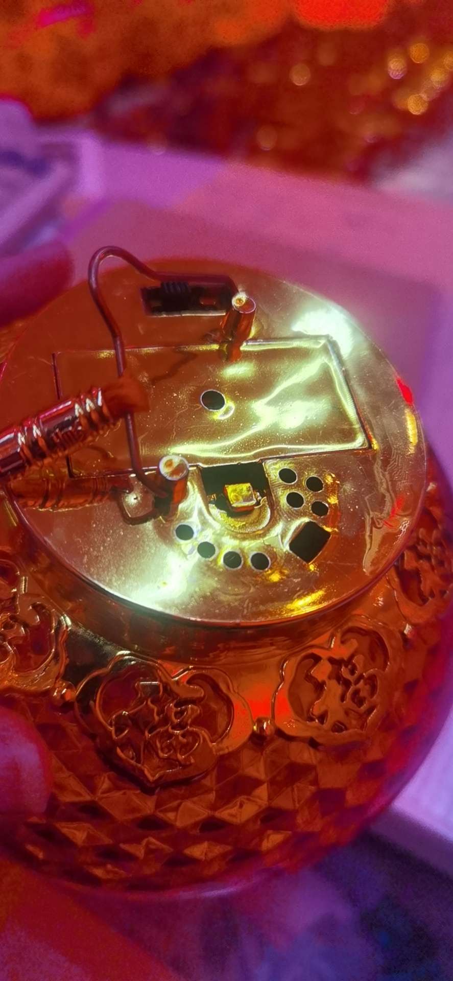 Intangible cultural heritage street stall small lanterns, flocked office cultural festival supplies, rotating lanterns, wedding decorations, both beautiful and practical pic 8