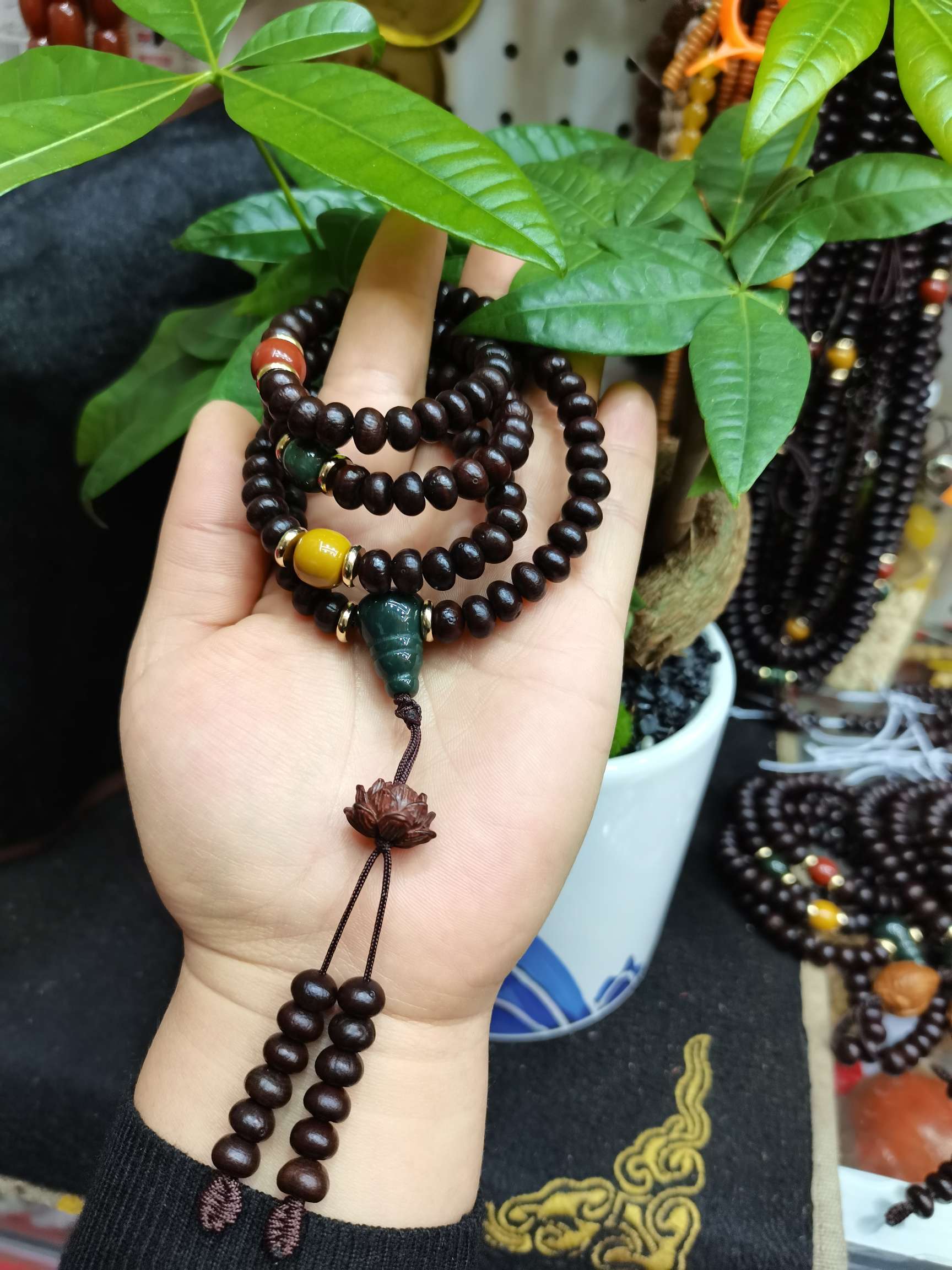 天然紫金钵/108颗/精品细节图