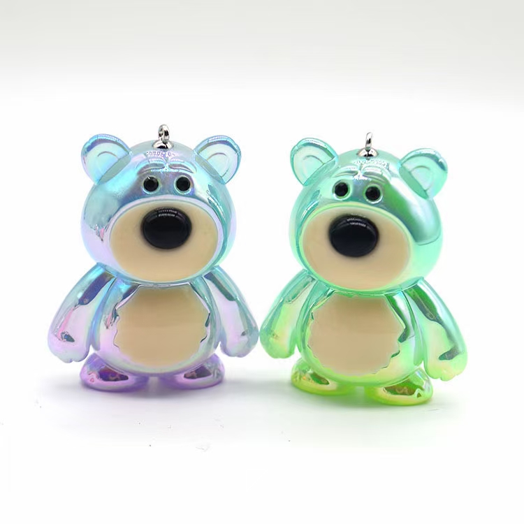 Strawberry bear keychain accessory detail image 4