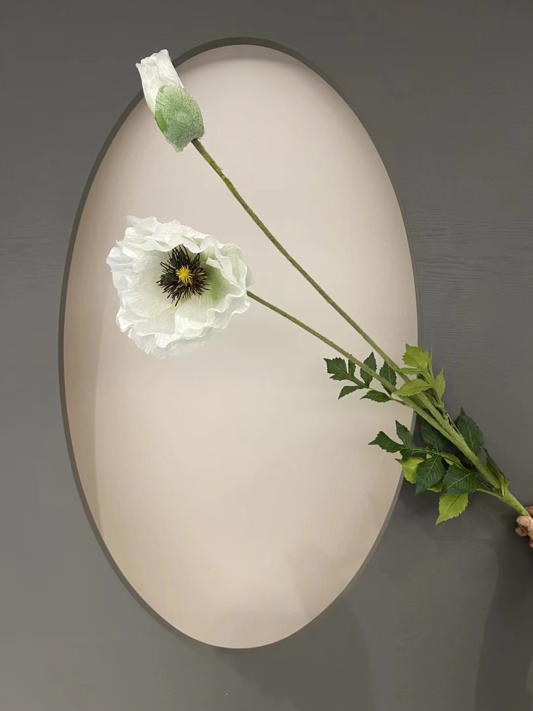 325-单支虞美人。配花虞美人，婚庆配花