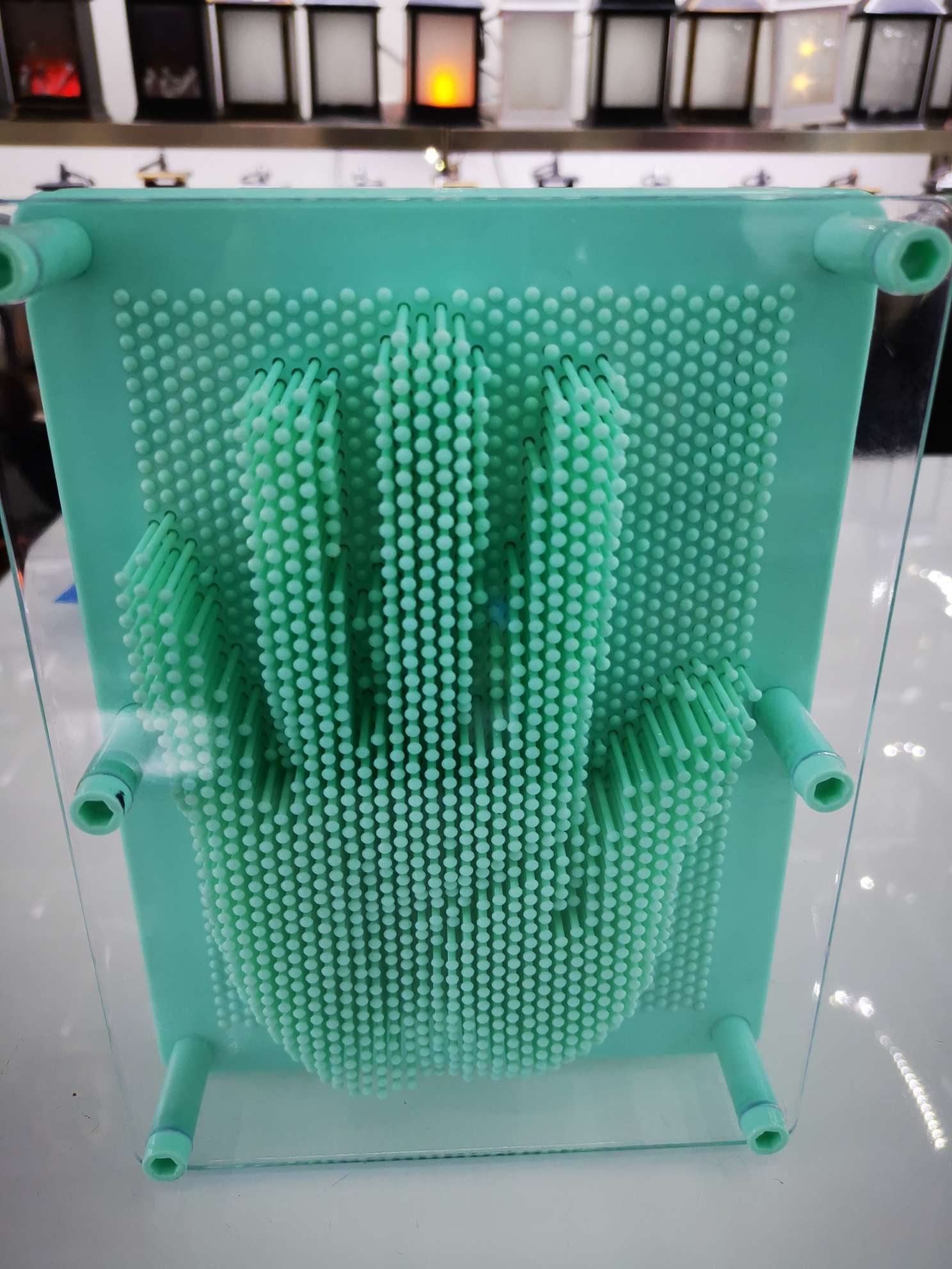 马卡龙大号3D手印，有五个颜色