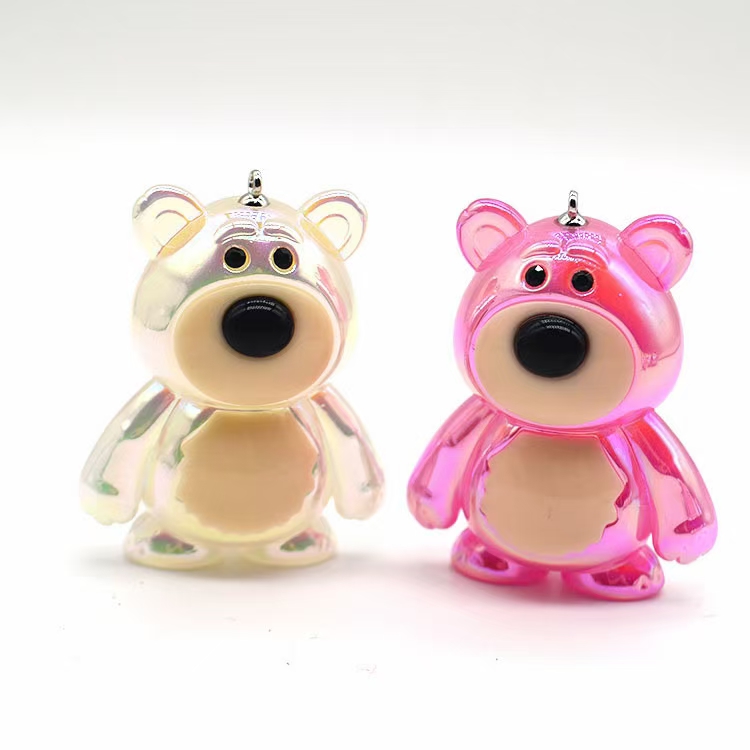 Strawberry bear keychain accessory detail image 3