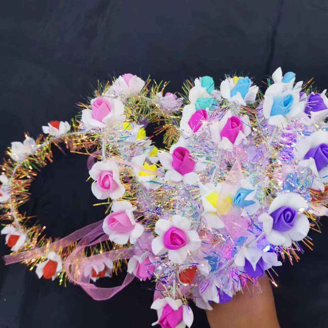 泡沫花头扣细节图