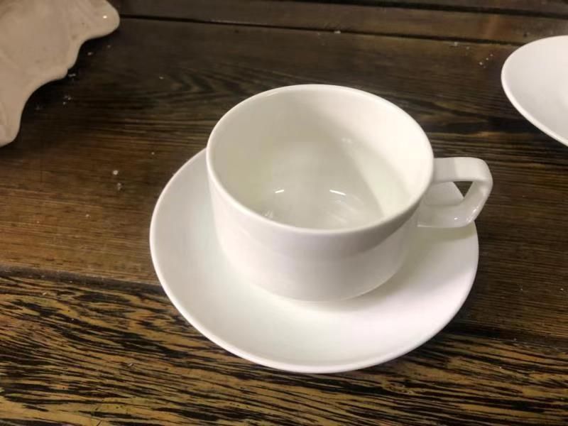 酒店餐厅咖啡杯碟套装陶瓷咖啡杯 随行下午茶杯欧式礼品杯子批发详情图1