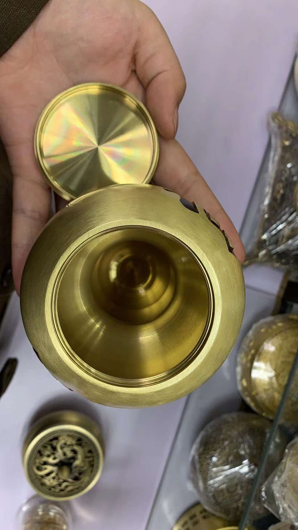 铜摆件大福字葫芦客厅茶室礼品供奉福禄生财详情图2