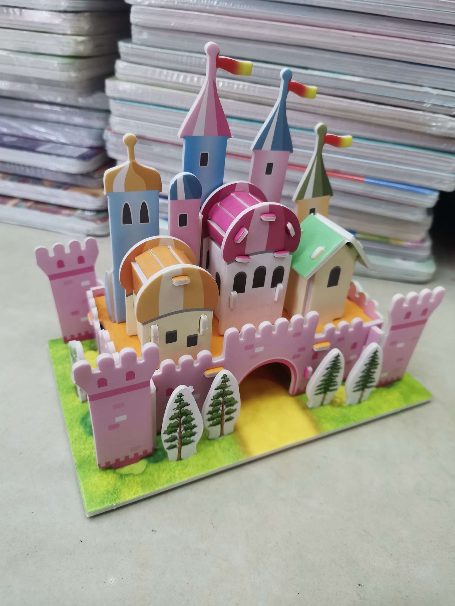 DIY children's educational assembly model toys promotional items, gifts, 3D jigsaw puzzles