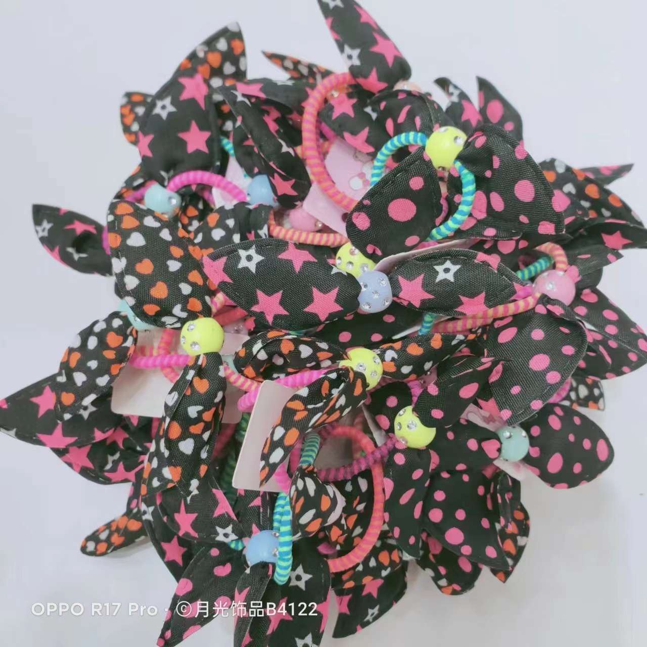 Korean popular children's bow tie, hair band, hair tie and leather band headwear detail image 4