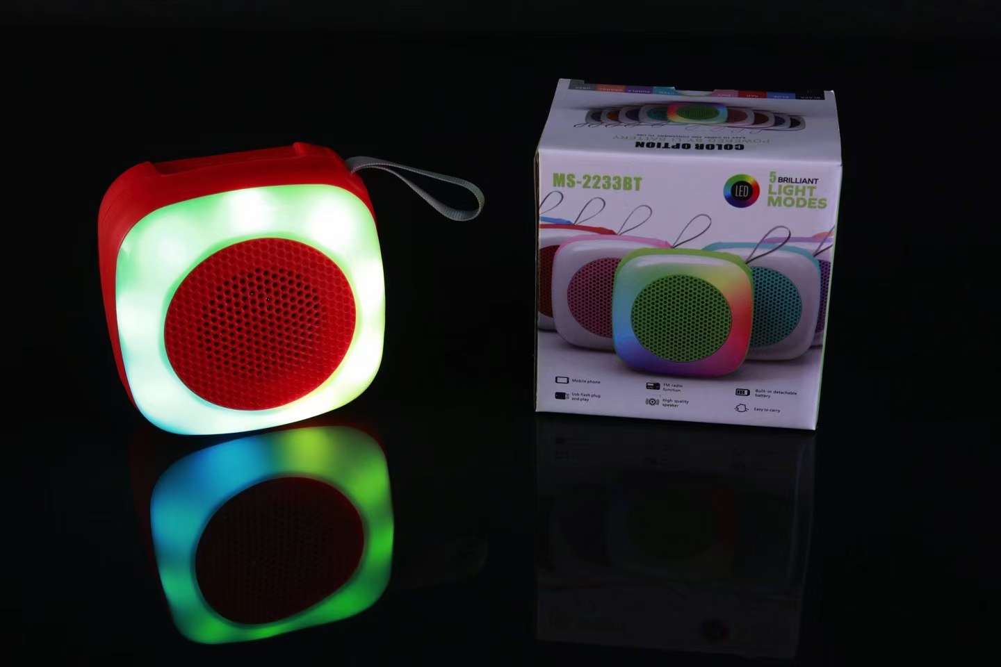 MS新款蓝牙音响，带炫灯详情图3