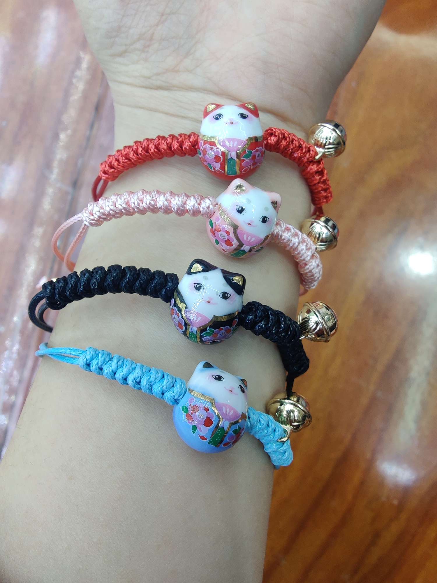 招财猫成品手链