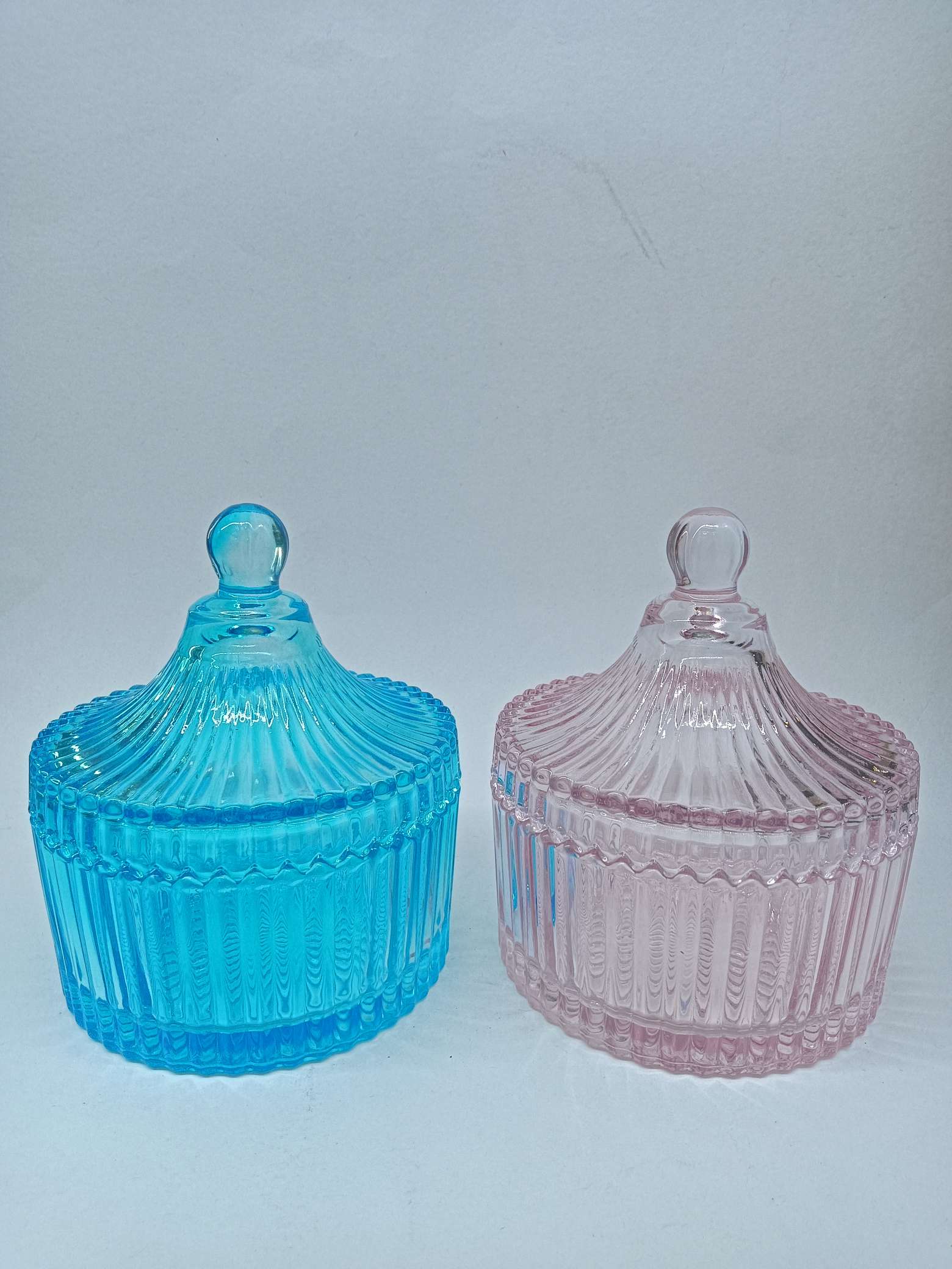 彩色玻璃罐细节图