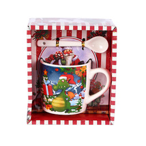 圣诞杯子俄语新年陶瓷杯Russia New Year Ceramic Mug Gift