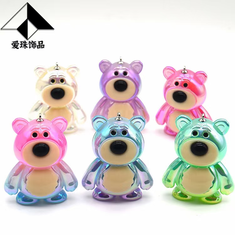 Strawberry bear keychain accessory