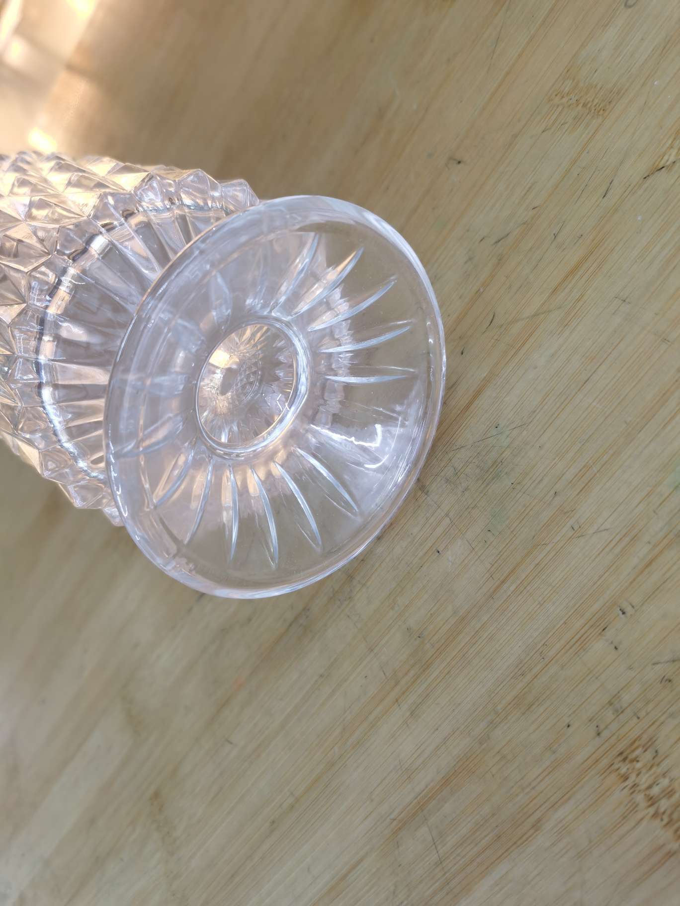 批发透明机压玻璃花瓶客厅餐桌家居摆件绿萝铜钱草水培花器笔筒收纳瓶详情图6