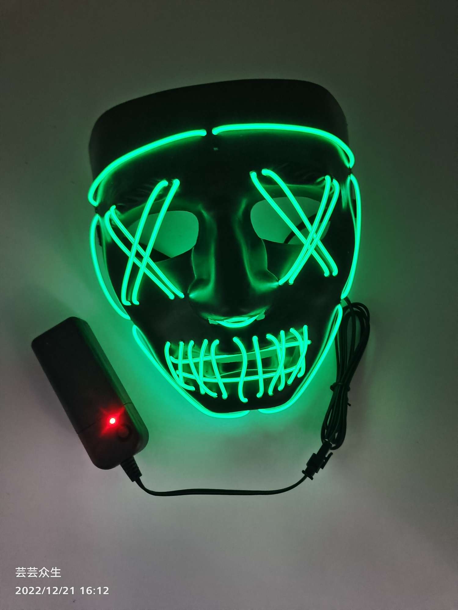 万圣节产品  发光面具详情图3