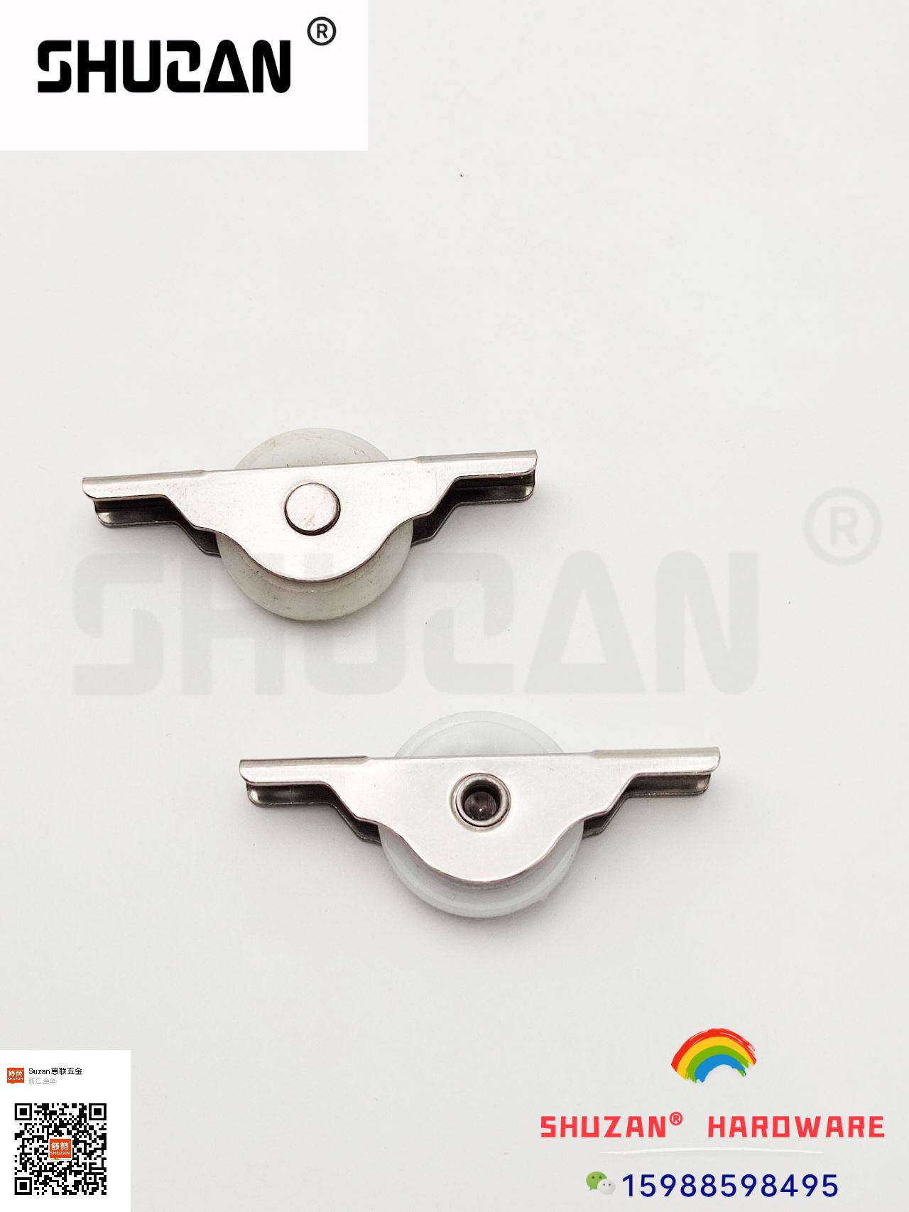 Shuzan sliding wheels, Shuzan hardware wheels, sliding door wheels, flexible pulling, suitable for glass doors and cabinet doors