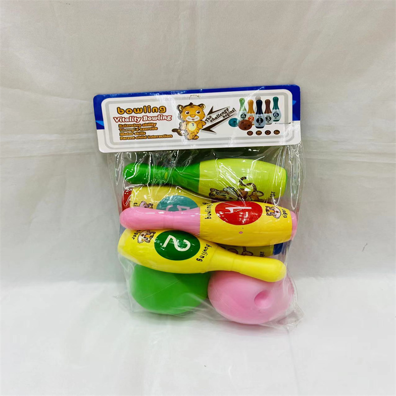 PVC袋保龄球 玩具  塑料玩具 保龄球 塑料 1 伯雅玩具详情图1