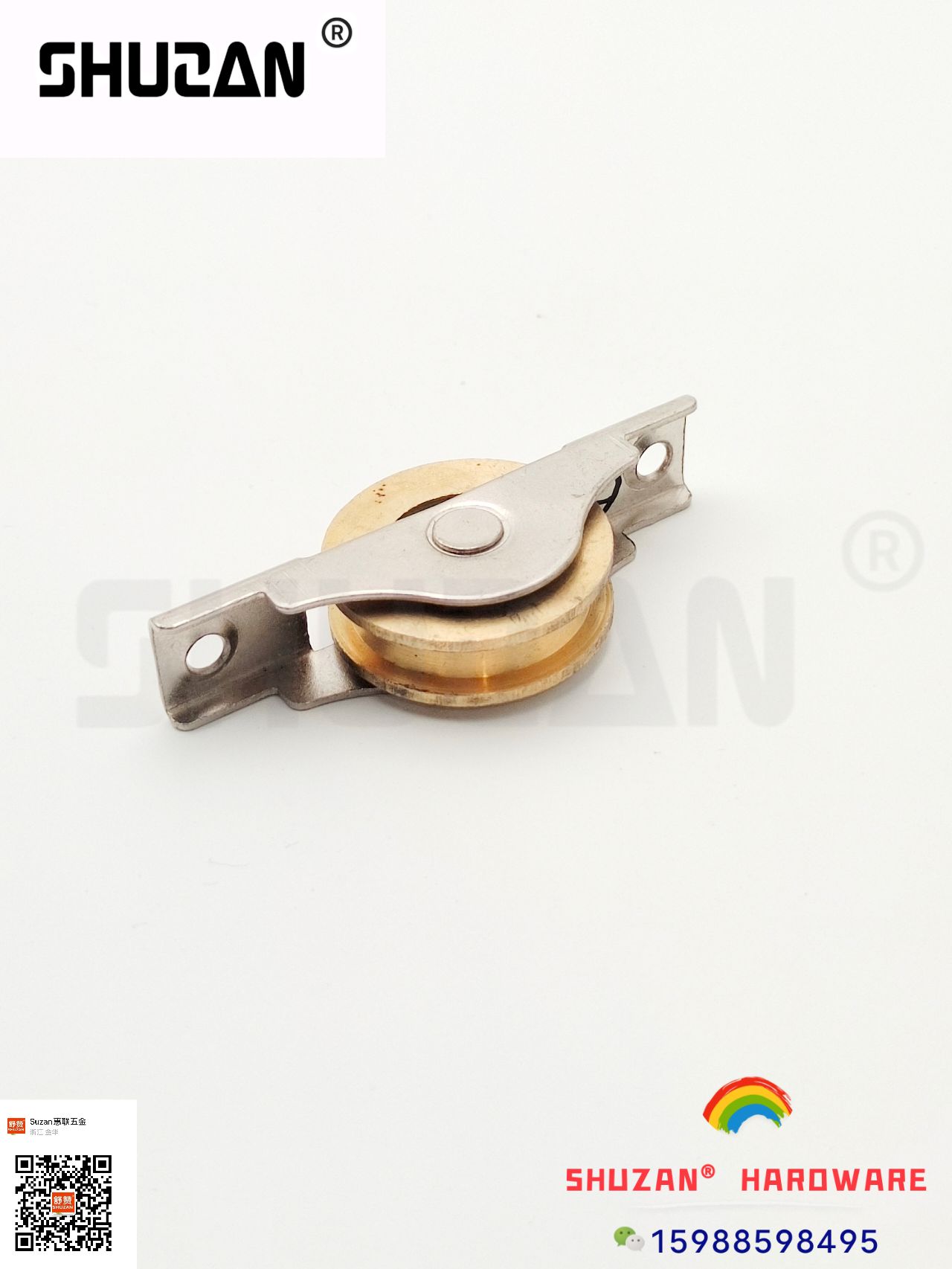 The hardware pulleys, such as the Shuzan sliding wheels, are sturdy and durable. The sliding door pulleys, glass doors and cabinet doors are suitable for special supply for foreign trade Item Picture