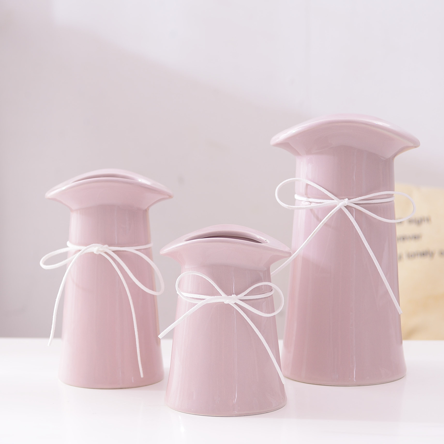 小清新北欧风陶瓷花瓶家居装饰工艺陶瓷摆件