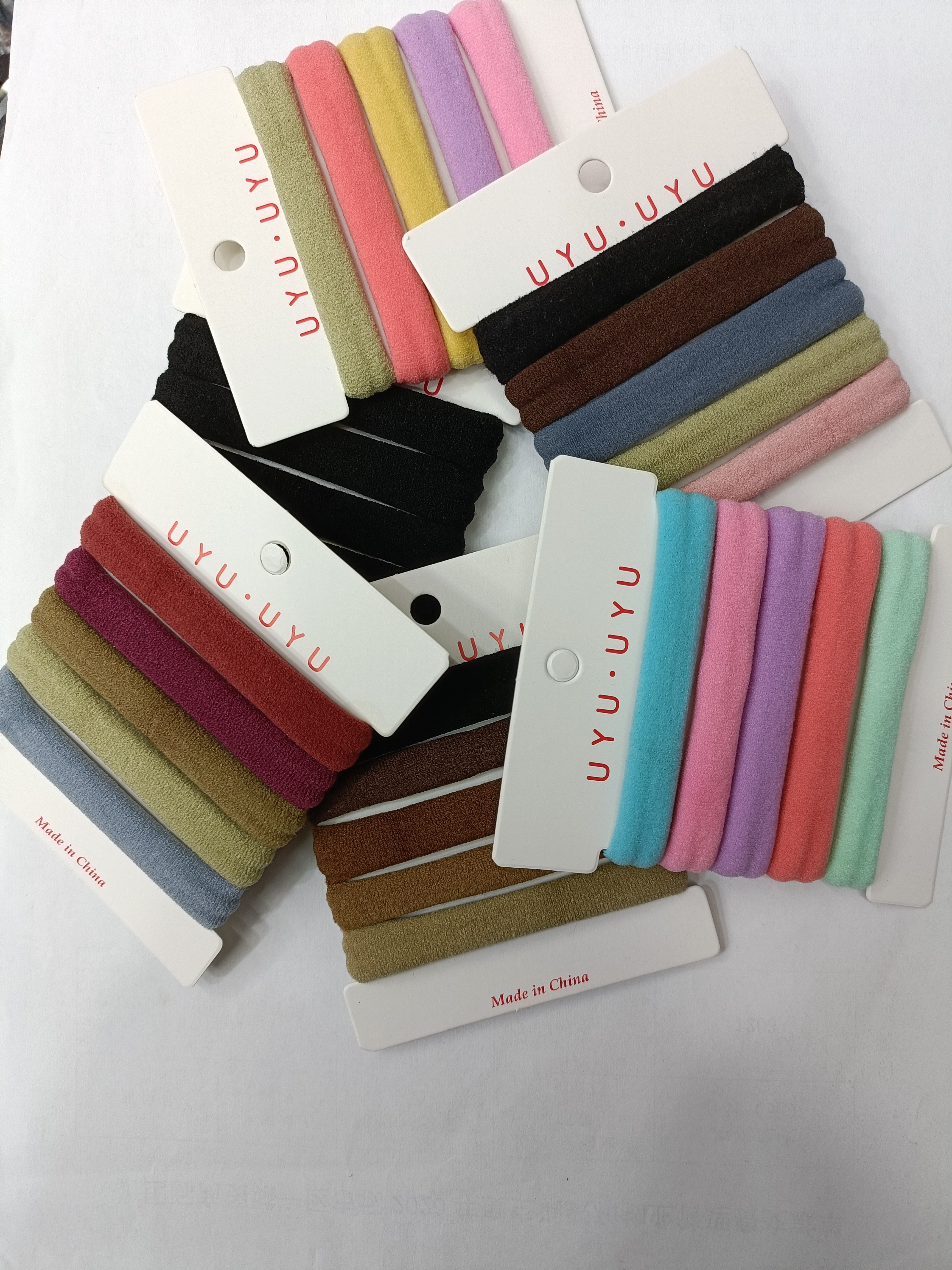 Korean high-elasticity and durable leather band women's hair tie, simple and basic hair rope, popular leather band
