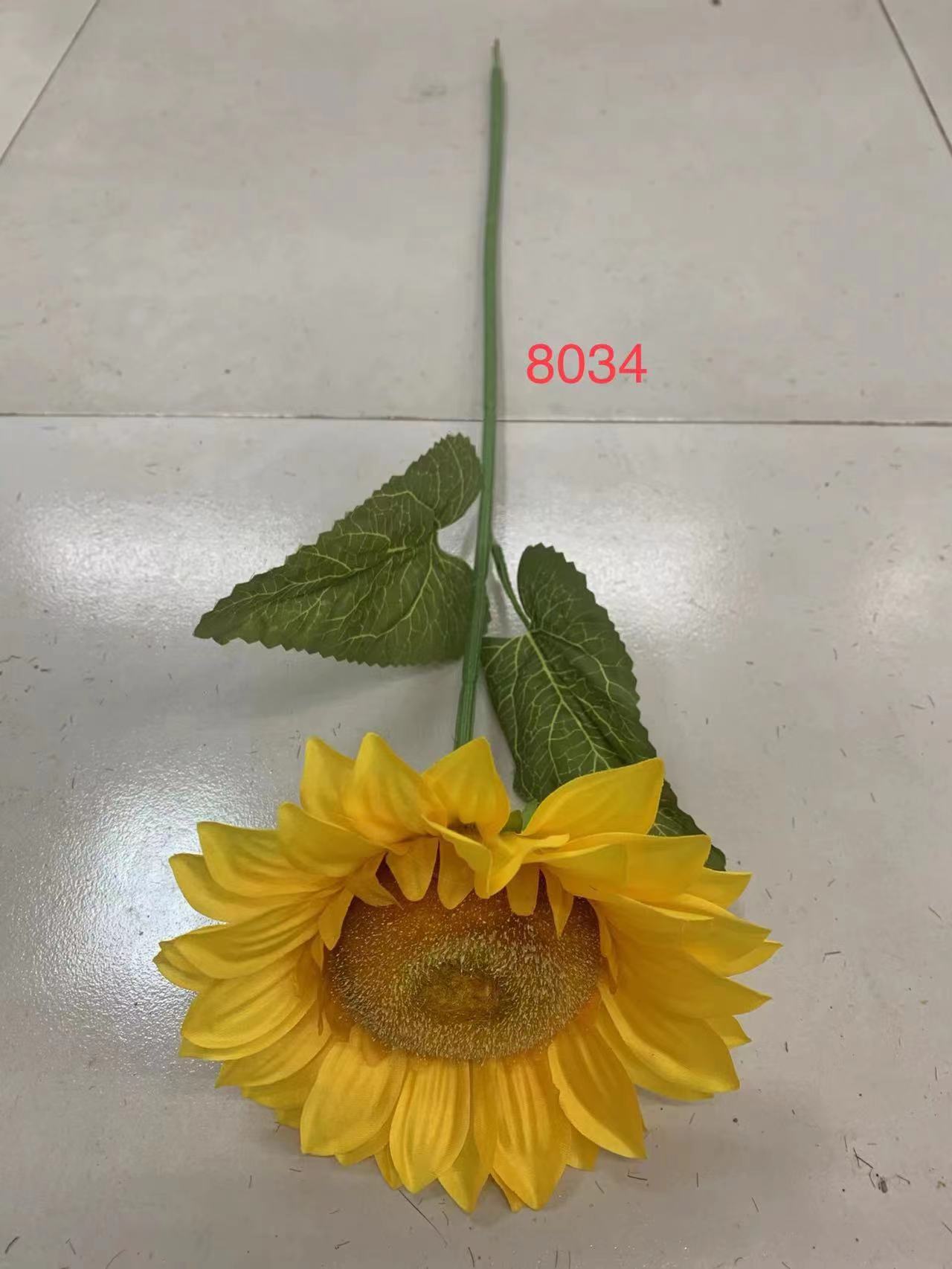 来料加工专业定制 花类配件 蝴蝶结辅料  美观耐用黄色向日葵