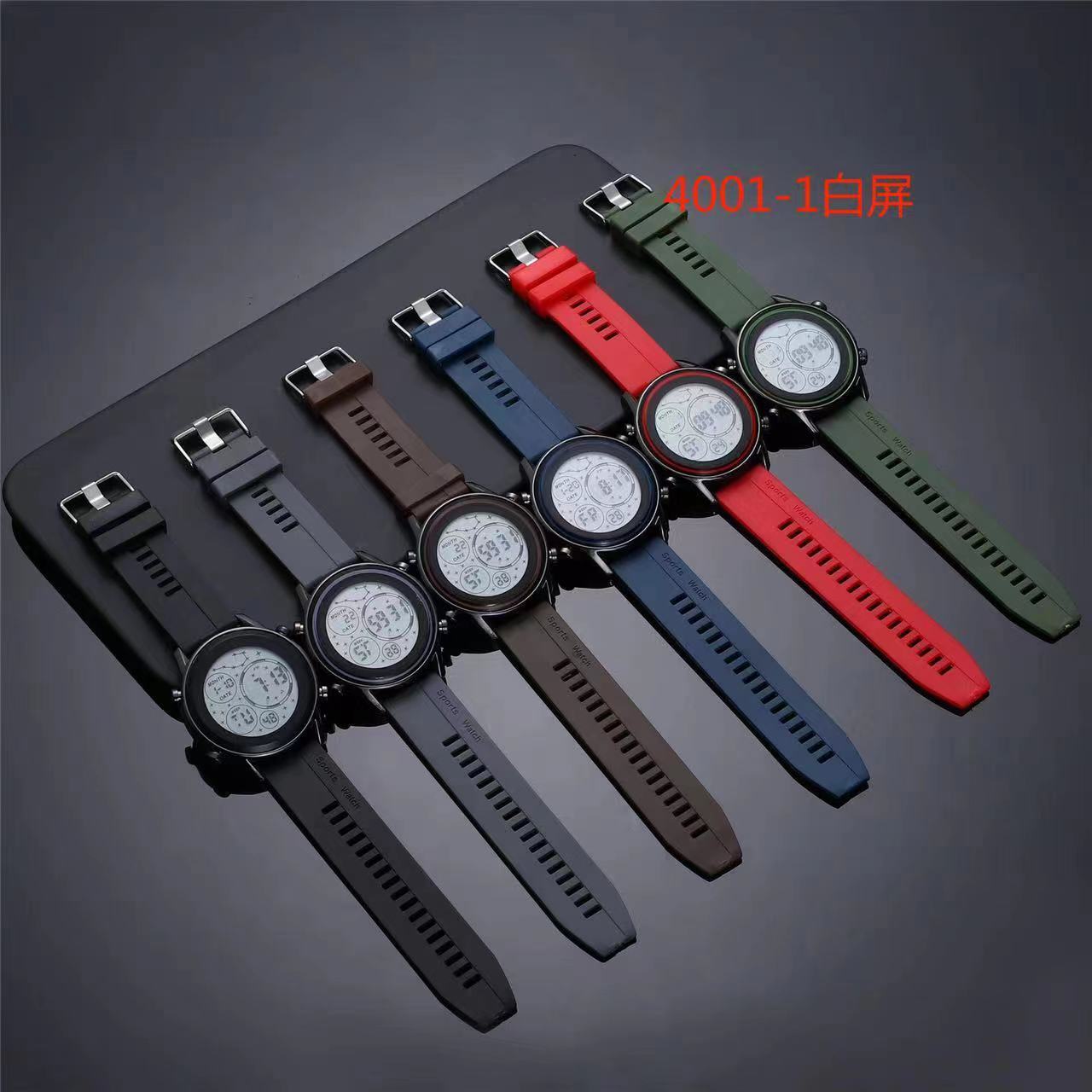 Electronic watch, student watch, fashionable multi-functional day and time sports electronic watch, student electronic watch, sports electronic watch, fashionable sports electronic watch details Picture