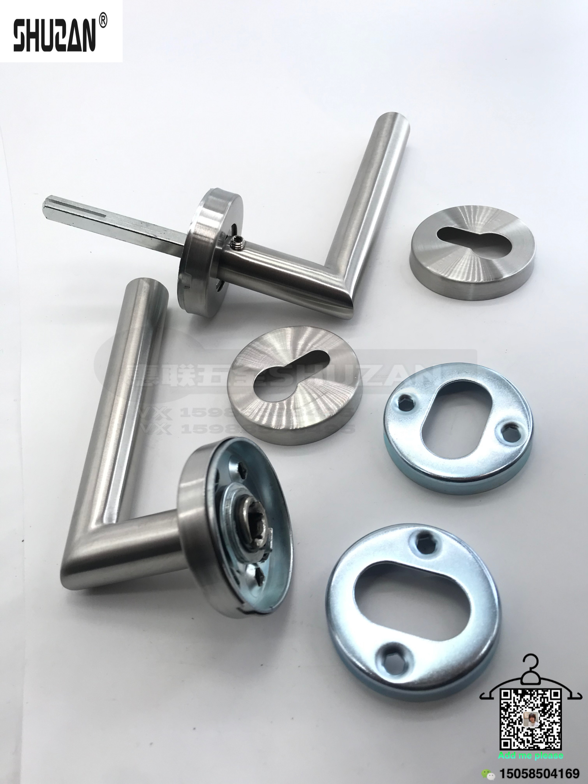 Shuzan manija de la puerta manija de la puerta de plata hermosa exquisita alta calidad fuerte y duradero comercio exterior especial Application Scenario