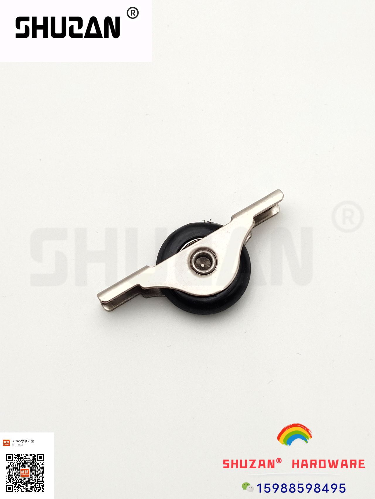 The Shuzan sliding wheel hardware pulley is sturdy and durable. The sliding door pulley can be flexibly pulled. It is suitable for glass doors and cabinet doors Application Scenario