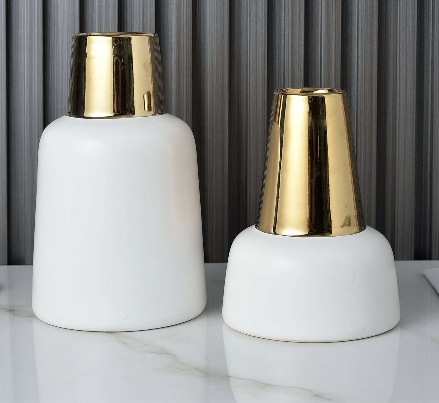 现代简约轻奢陶瓷花瓶创意家居软装客厅鲜花干花插花摆件