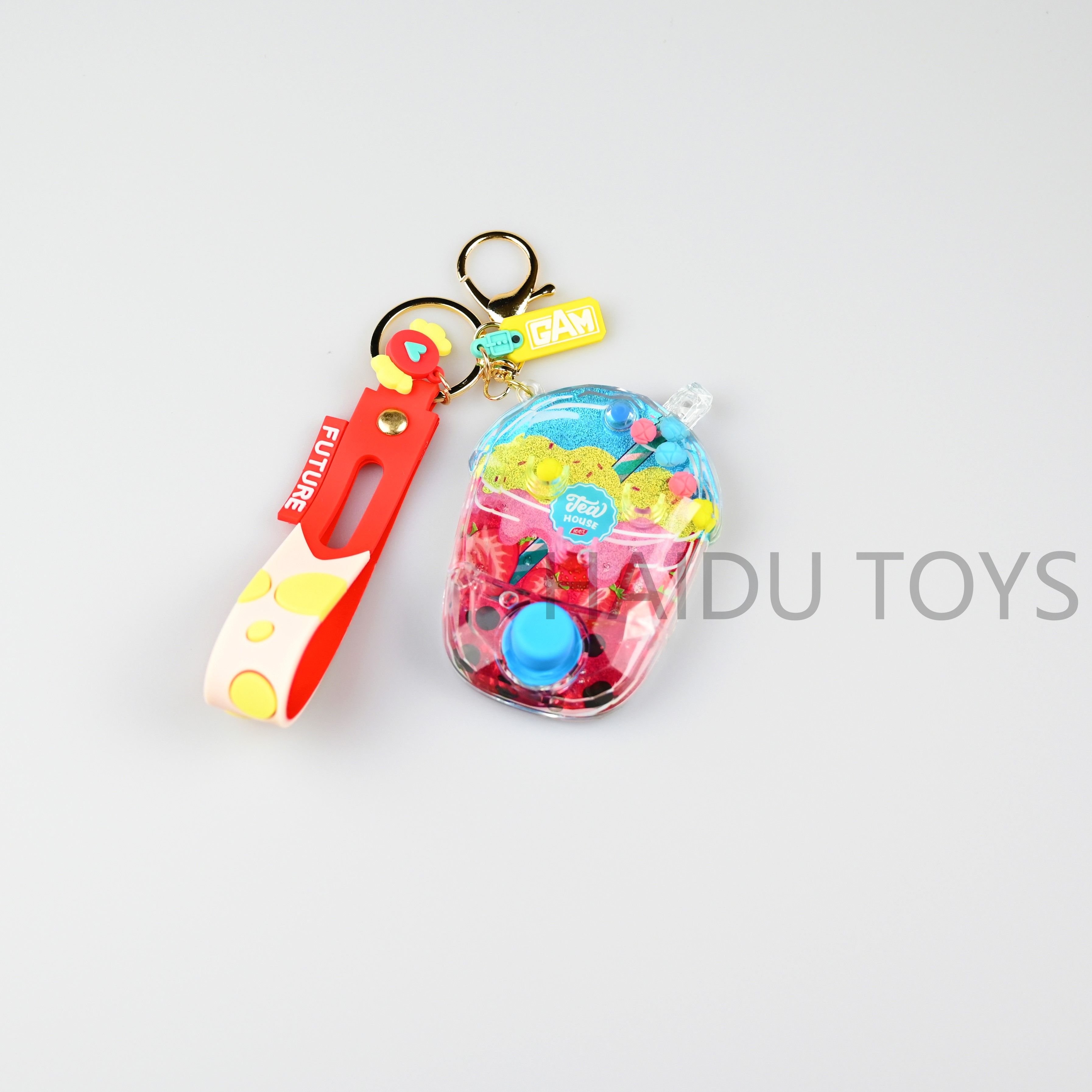 Summer 2023 bestsellers in Europe and America, non-infringing export, domestic hot sales: game consoles, water dispensers, keychains, message bottles, oil-filled pendants, amusement park points giveaways, Game keychain Sets Application Scenario