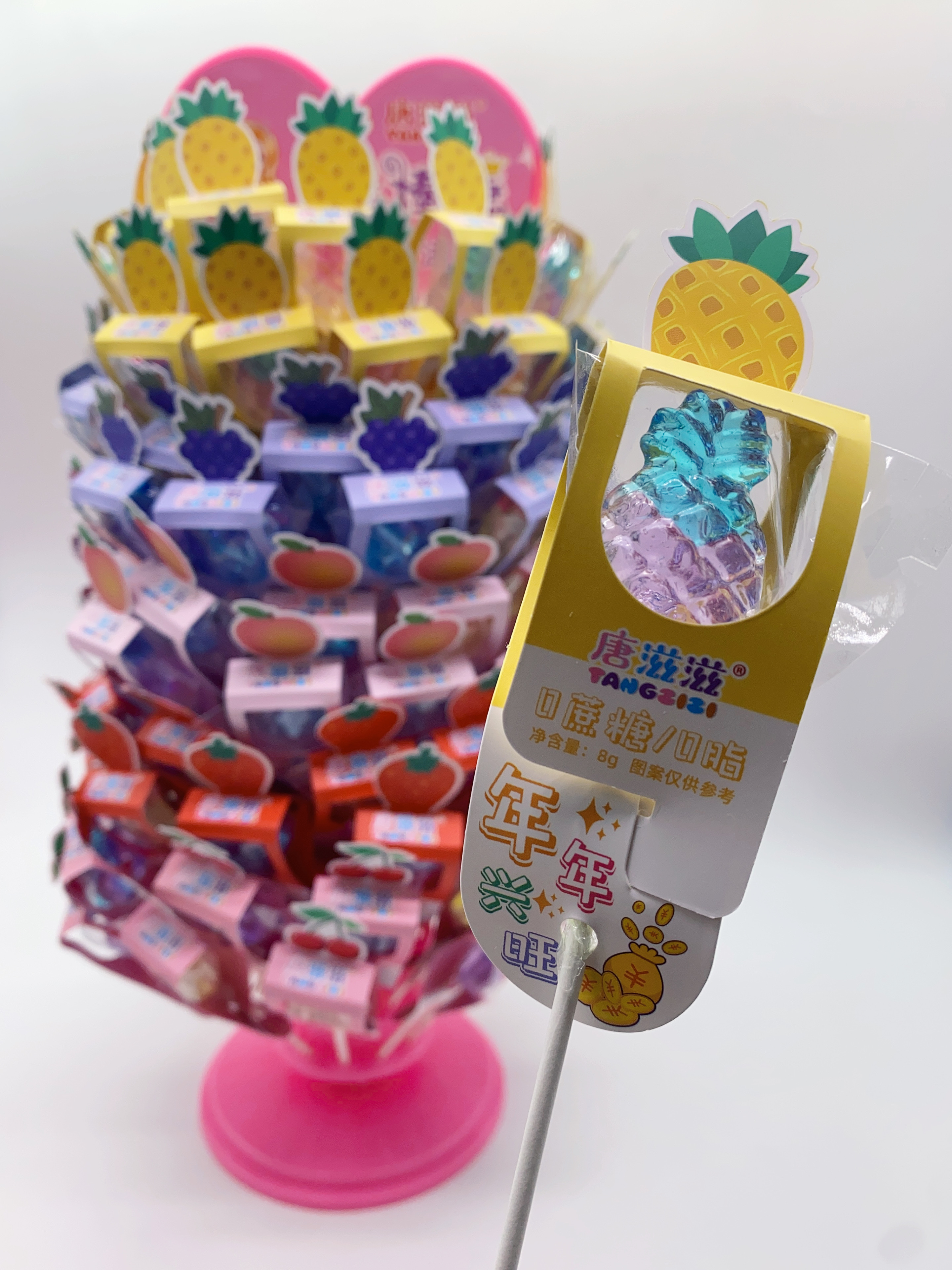 棒棒糖/硬糖白底实物图