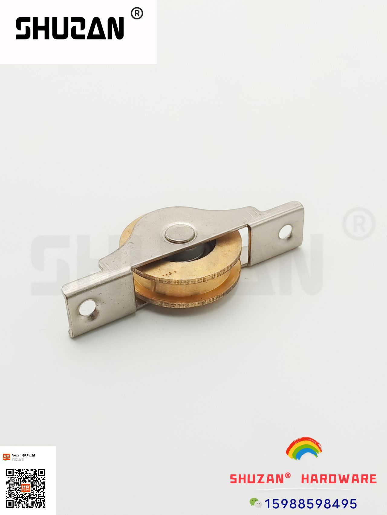 The hardware pulleys, such as the Shuzan sliding wheels, are sturdy and durable. The sliding door pulleys, glass doors and cabinet doors are suitable for special supply for foreign trade Application Scenario