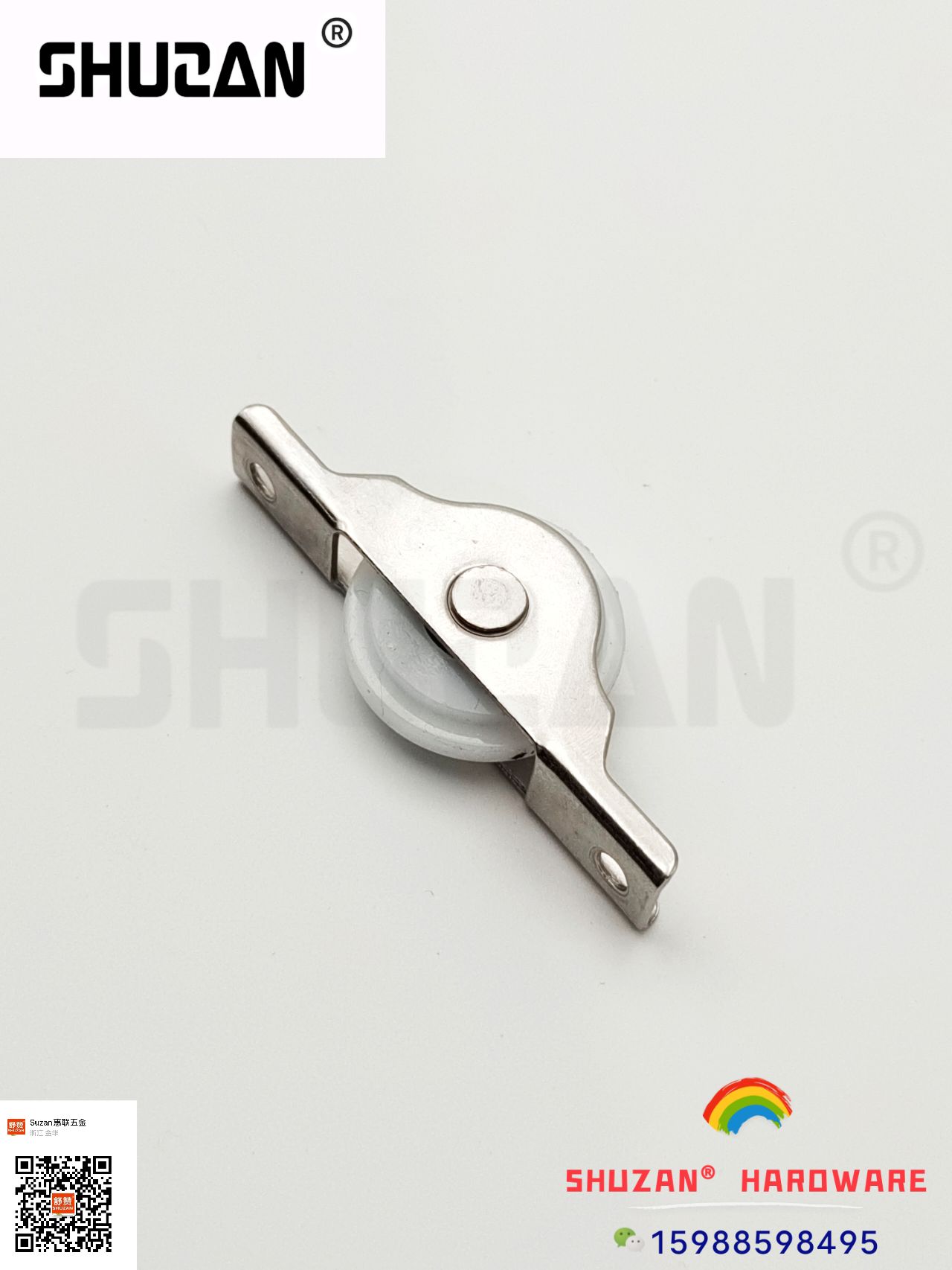 Shuzan sliding wheels, Shuzan hardware wheels, sliding door wheels, flexible pulling, suitable for glass doors and cabinet doors Specification image