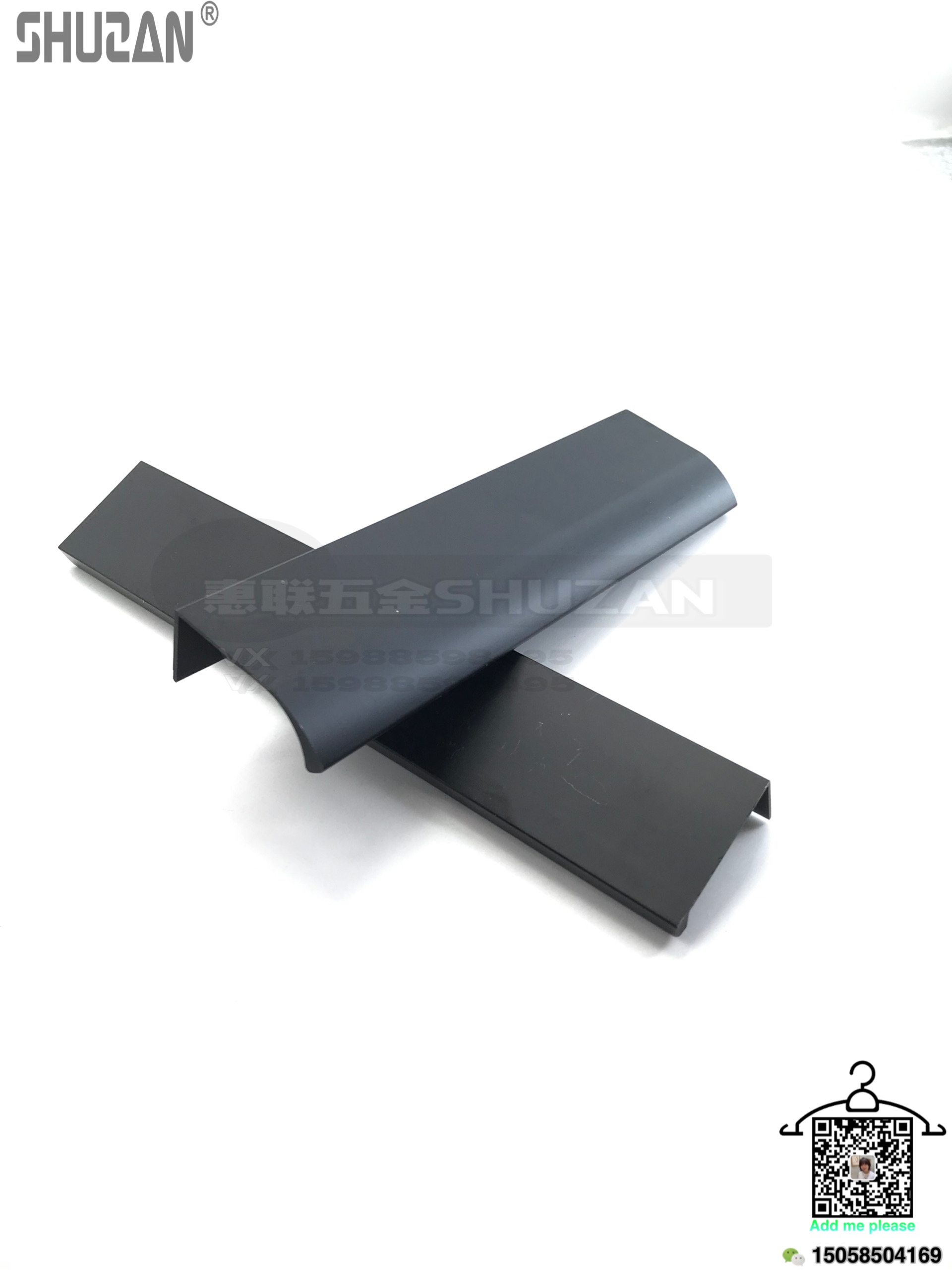 أبواب الأدراج والأدراج، الأيادي، الأذرع المسطحة السوداء Item Picture