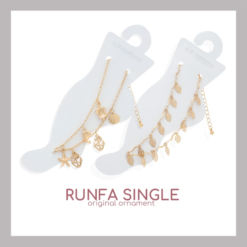 外贸饰品欧美风原单简约星星水钻吊坠脚链ins女配饰百搭脚环潮