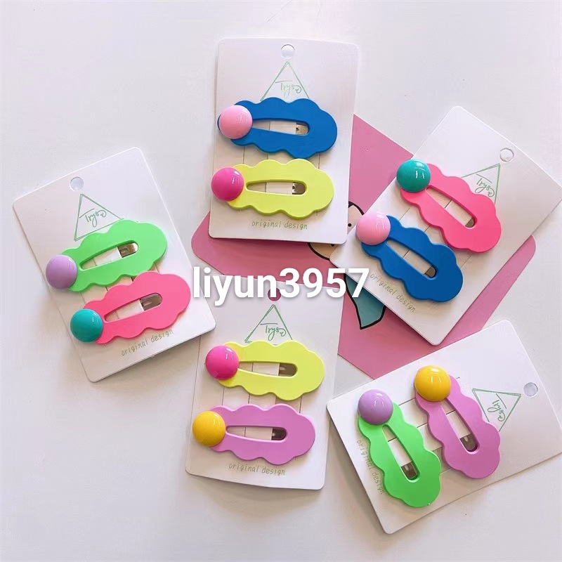 时尚糖果色对夹