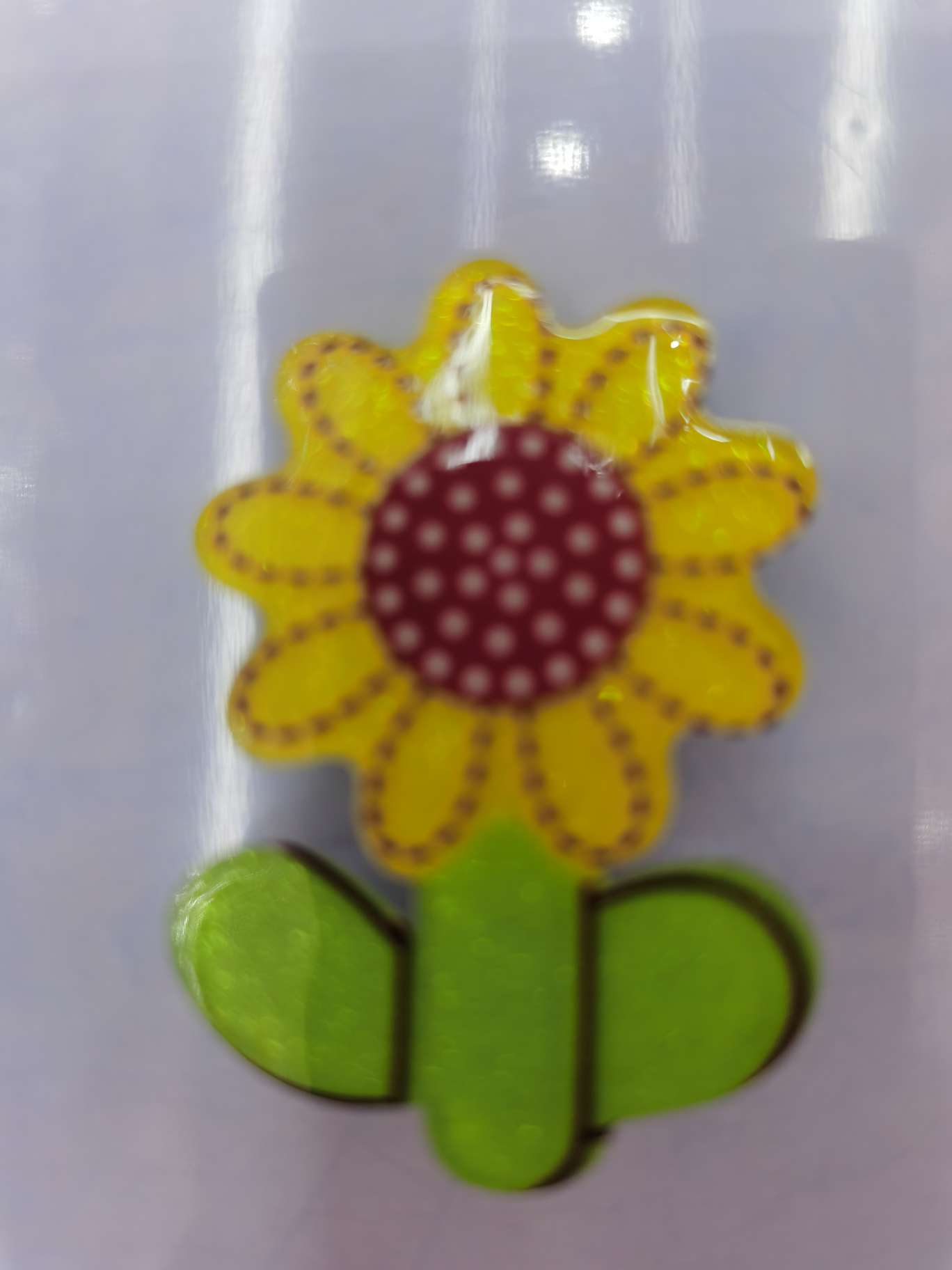 中号五款五色一卡压克力花5公分夹子茗兰饰品详情图5