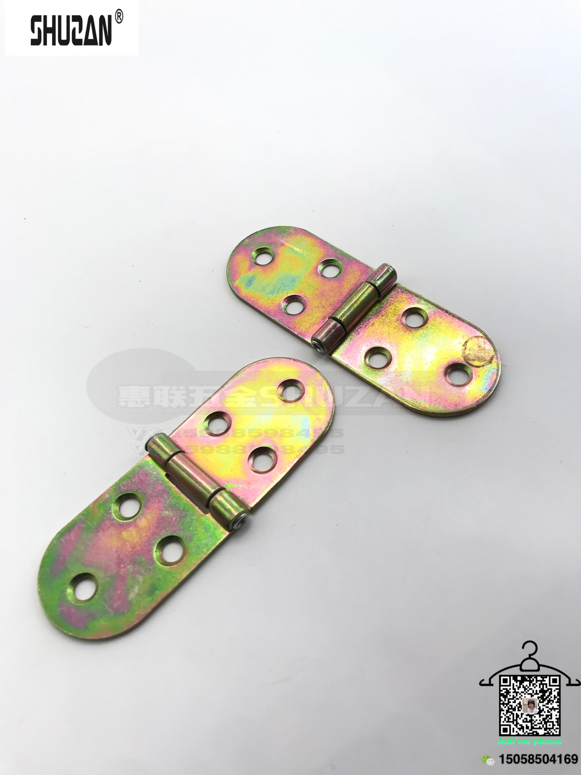 Shuzan galvanized hinges, Shuzan quality, various specifications, flexible opening and closing, firm and durable Specification image