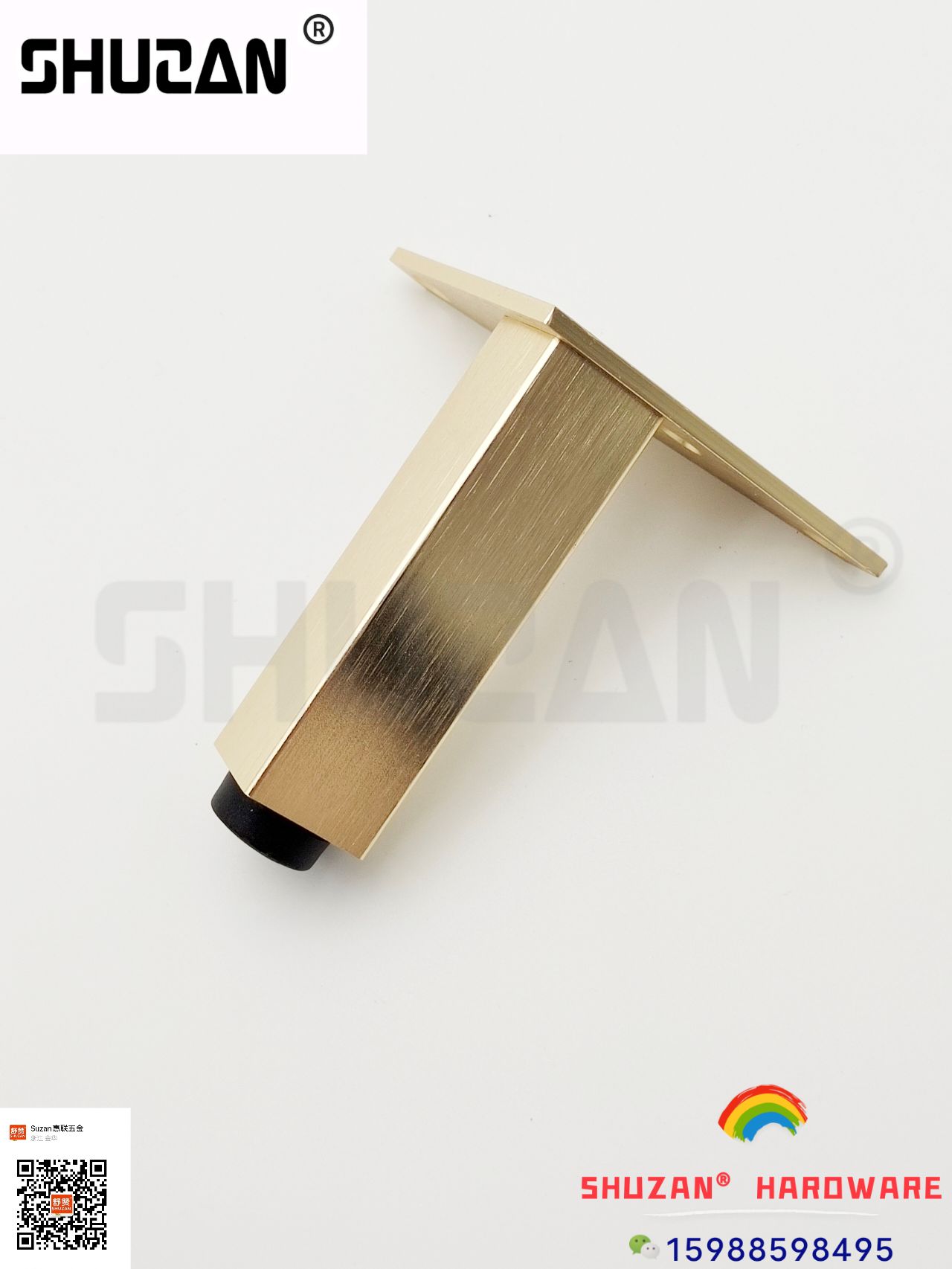 Shuzan Golden cabinet legs, new modern style, sturdy, durable, beautiful, grand and specially supplied for foreign trade Item Picture